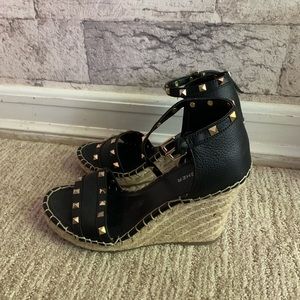 Marc Fisher studded wedges.